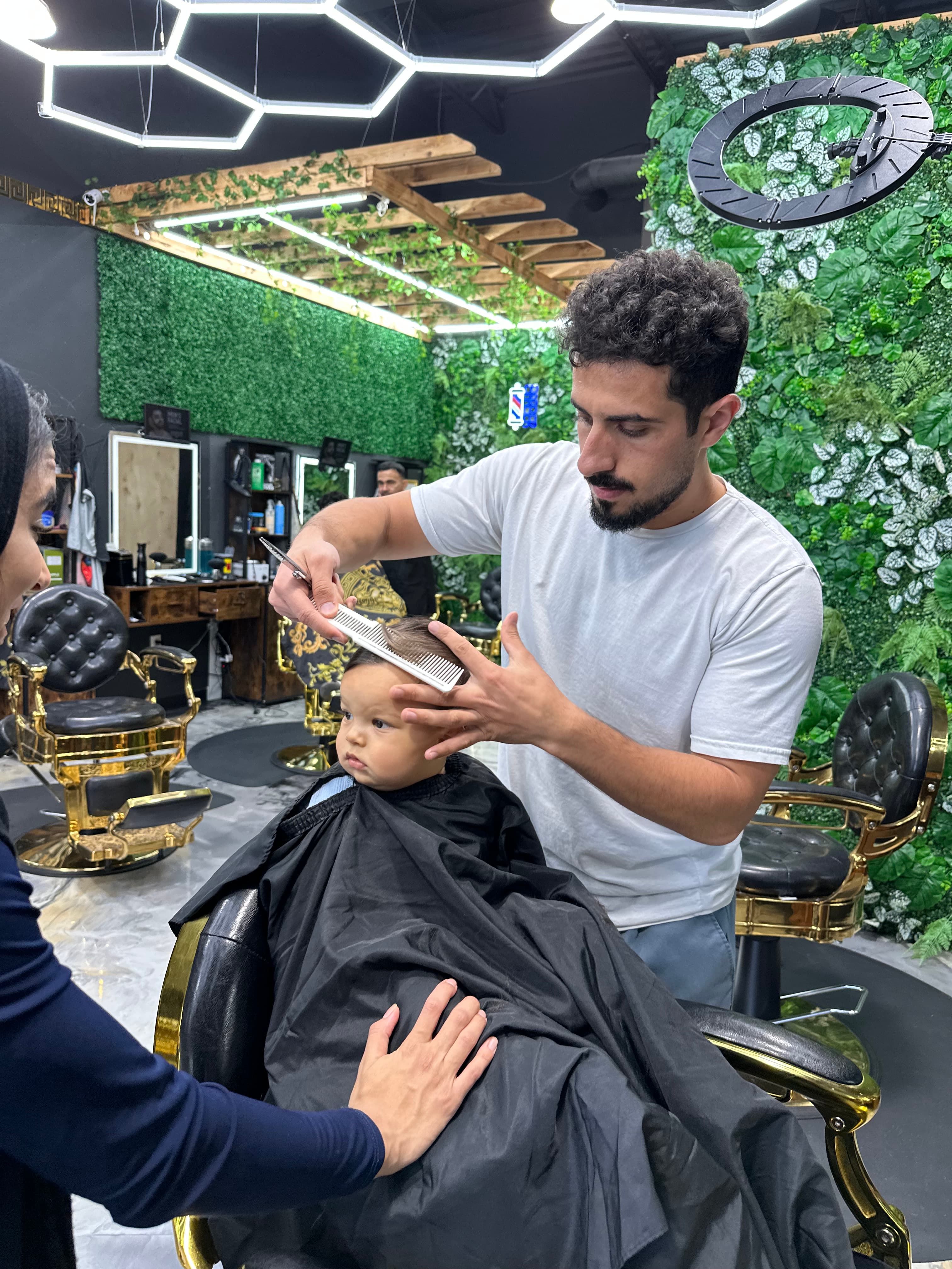 Sinan at Barber Sinan